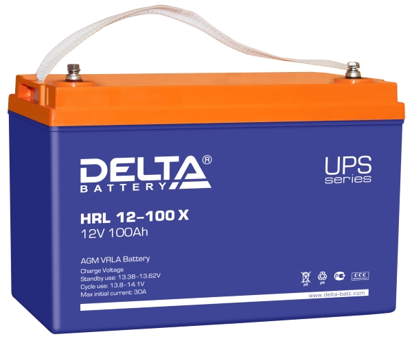 Аккумулятор Delta HRL 12-100 X 12В/100Ач